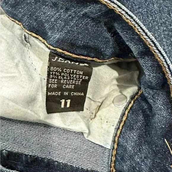 Jean 9 jeans Size 11 Women’s Juniors blue skinny jeans pants - Picture 7 of 7